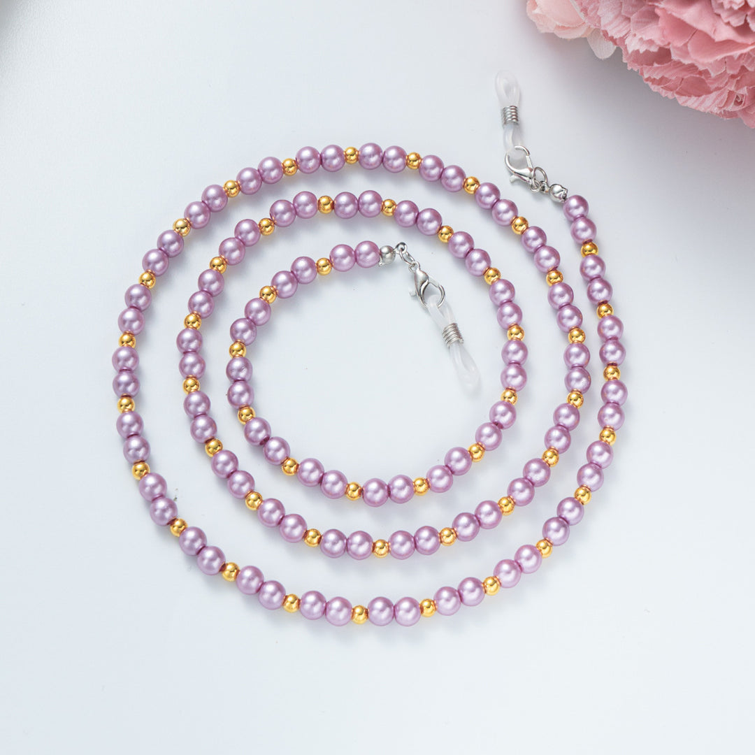 Glamorous Beaded Eyewear Chain Bowlift