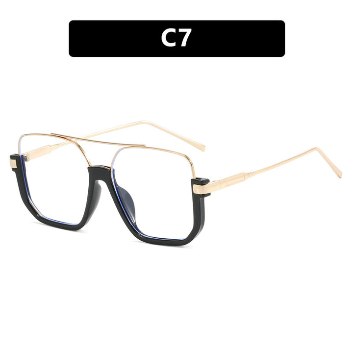 Women oversized sunglasses with trendy square frame and protective UV filter Bowlift