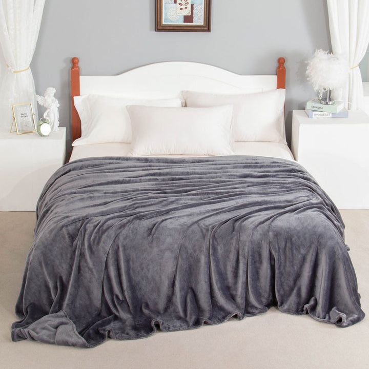 Plush Fleece Throw Blanket Bowlift