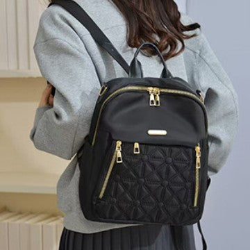 Elegant Quilted Multi-Pocket Backpack Bowlift