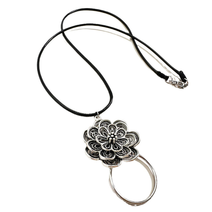 Floral Embellished Statement Necklace Bowlift