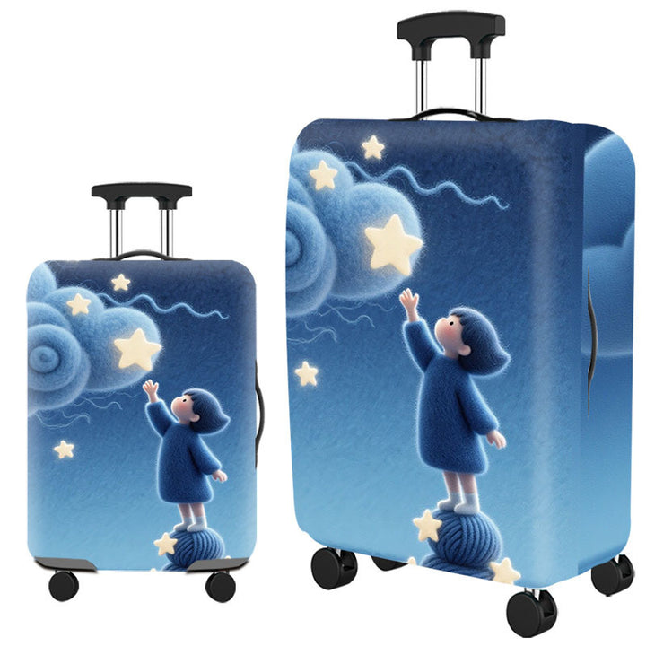 Unisex Hard-shell Suitcase with Playful Hedgehog Design Bowlift