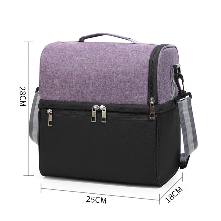 Ladies Multifunctional Cooler Bag with Insulated Double Chamber Bowlift