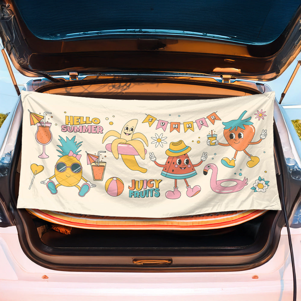 Trunk mat in creative flamingo design Bowlift