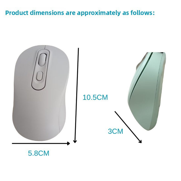 Ergonomic Wireless Mouse with Precision Scroll Mechanism Bowlift