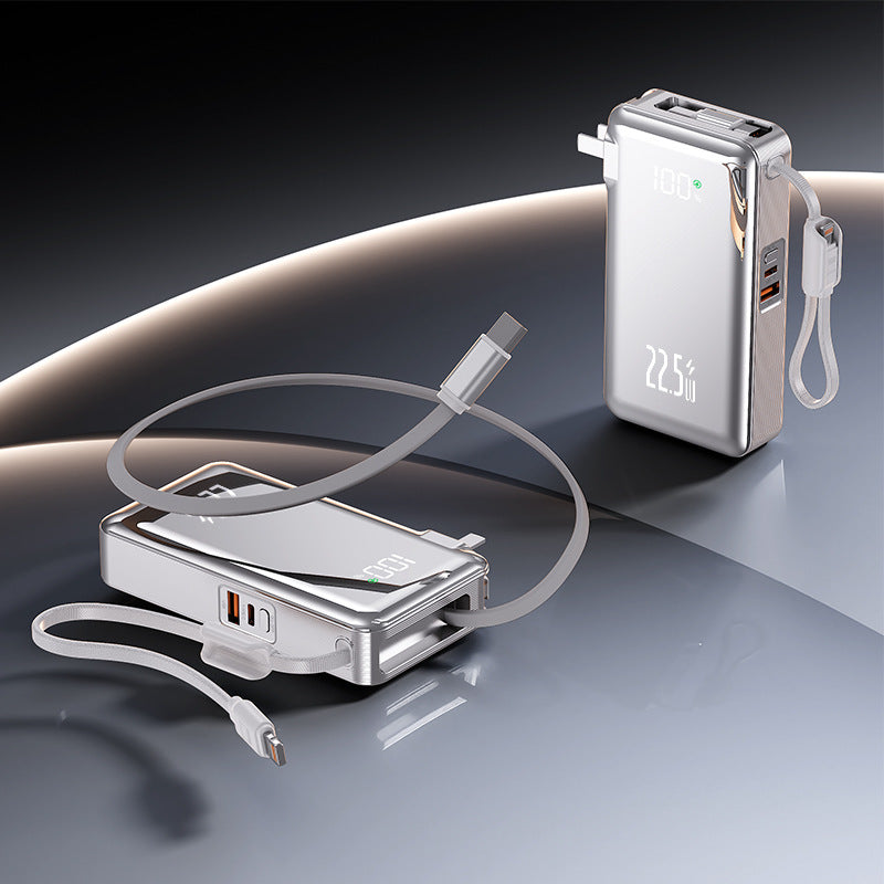 Portable power bank with intelligent charging display and fast high-performance function Bowlift