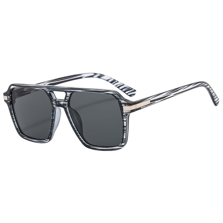 Women's fashionable square sunglasses with elegant metal finish Bowlift