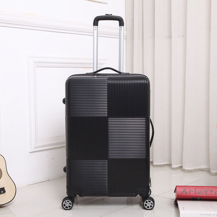Women's Stylish Textured Hard Shell Luggage Bowlift