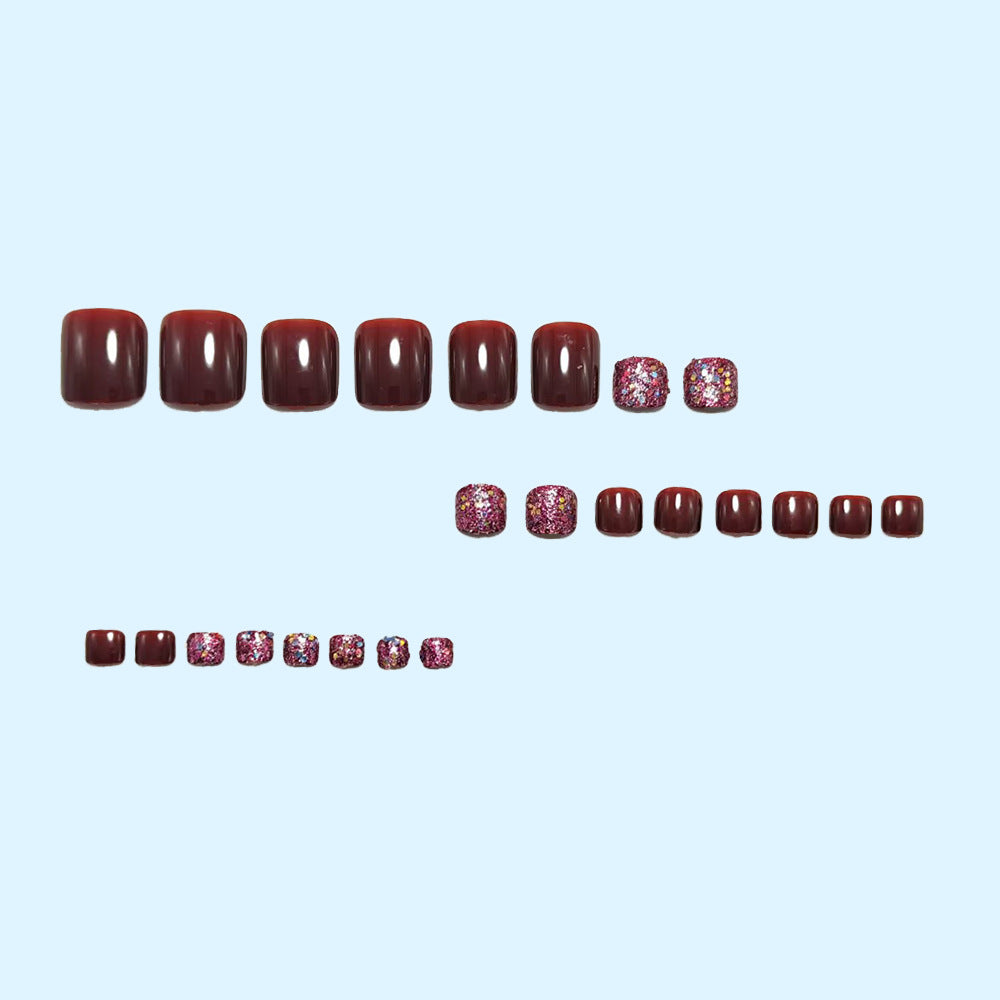 Artificial nails for foot care Bowlift