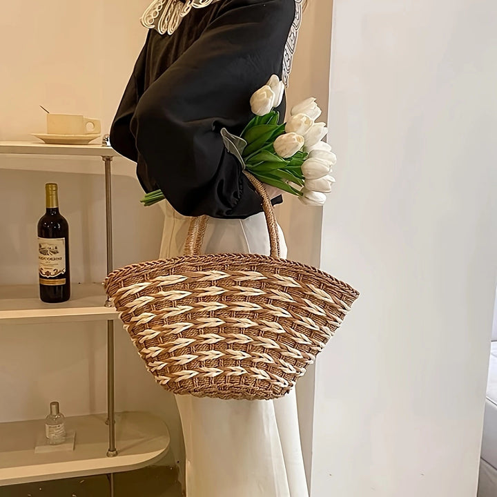 Elegant Hand-Woven Shopping Bag Bowlift