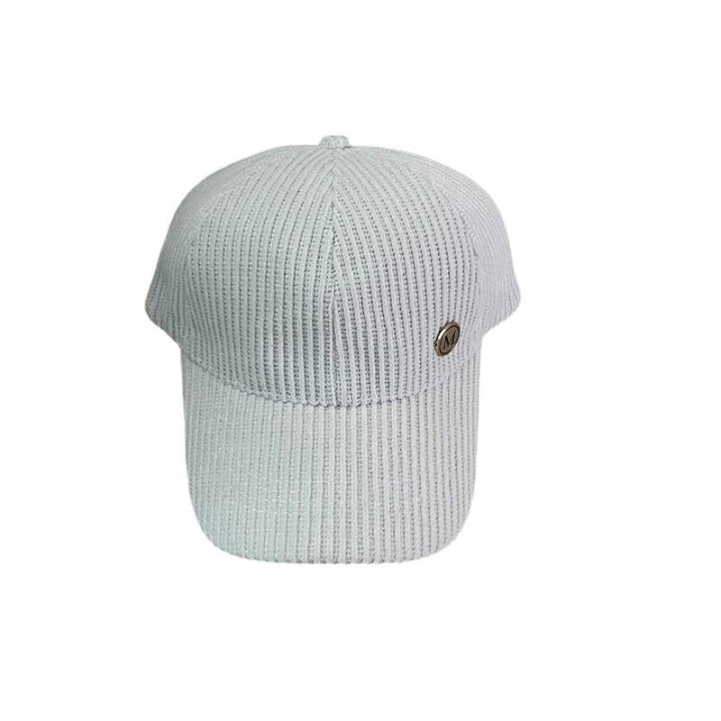 Women's Textured Corduroy Baseball Cap Bowlift