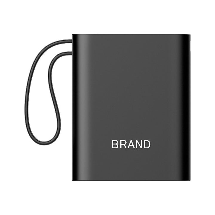 Portable power bank with integrated cable management and fast charging function Bowlift
