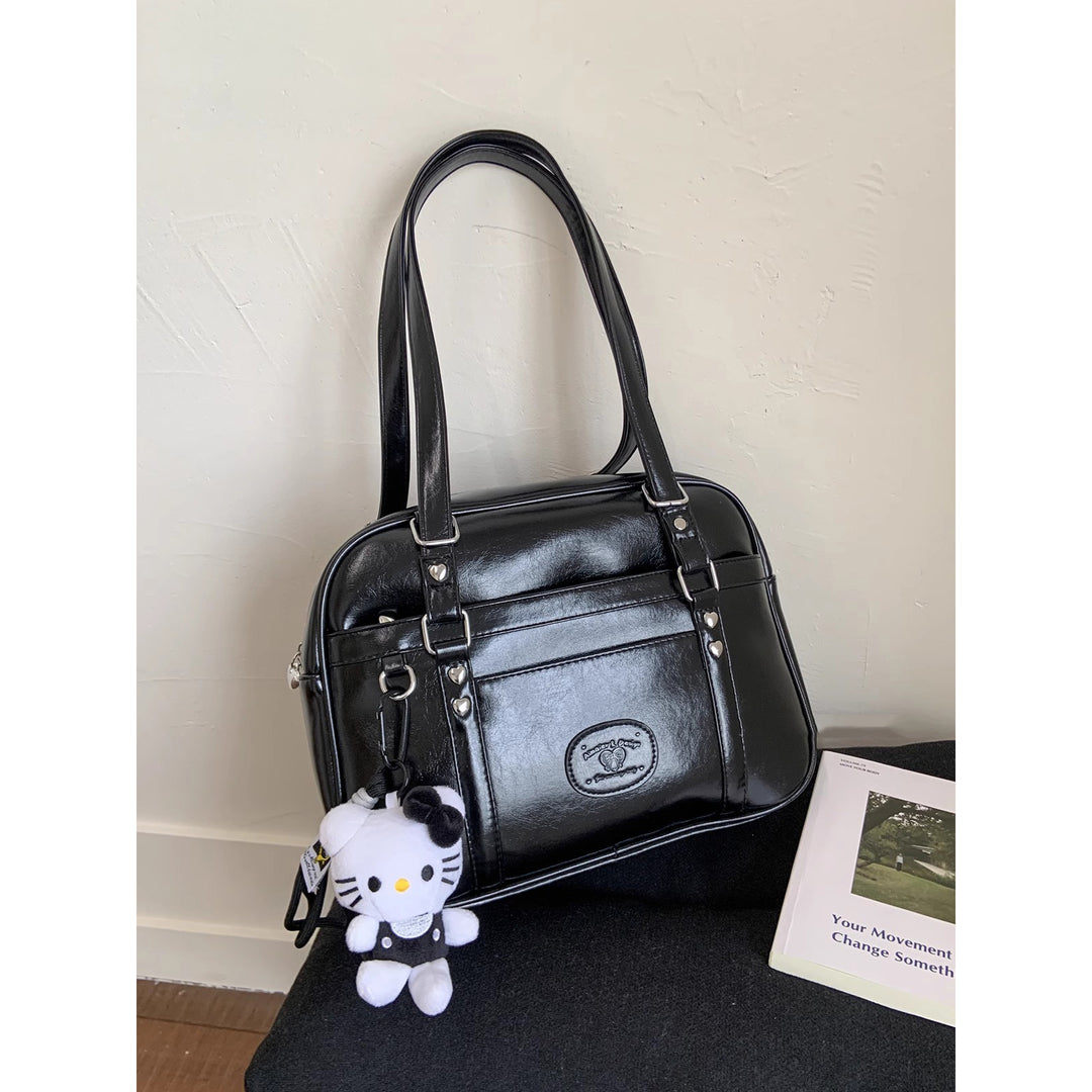 Premium Leather Handheld Satchel Bowlift
