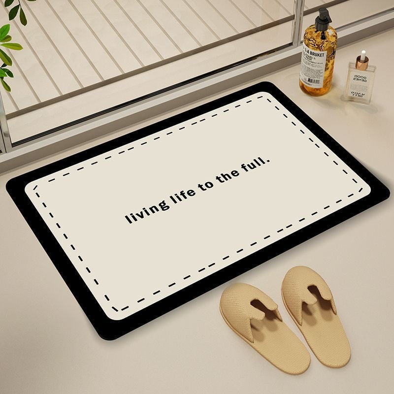 Motivational Bathroom Mat Bowlift