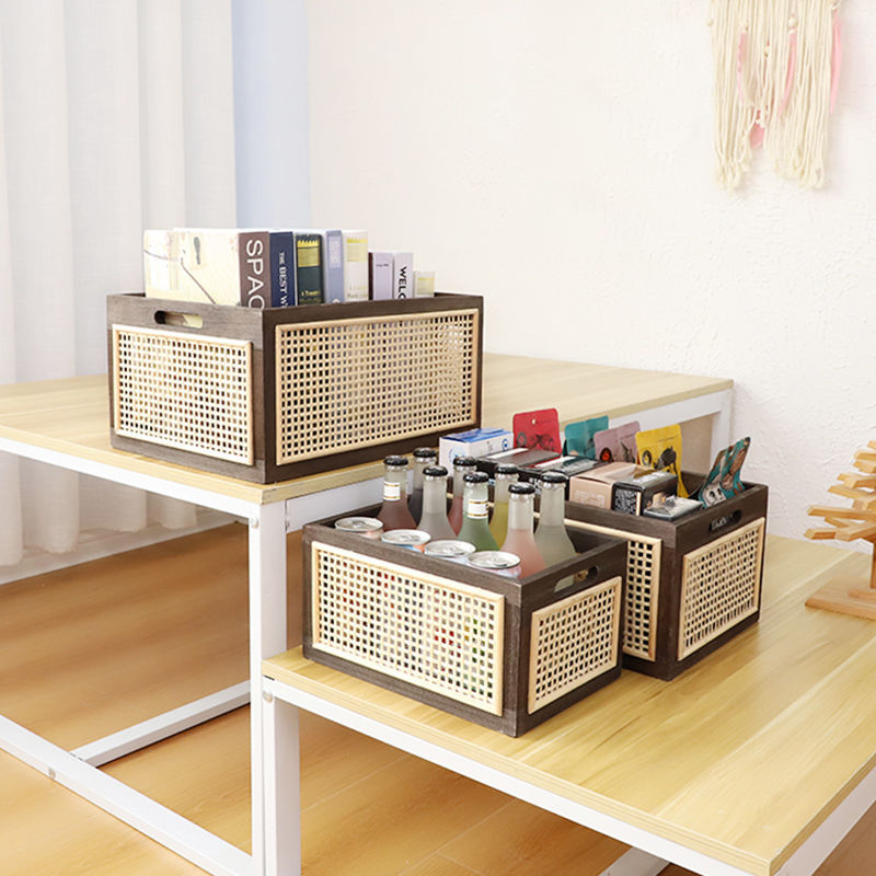 Versatile Wooden Storage Basket Bowlift