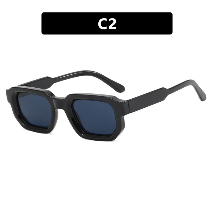 Women's modern sunglasses in innovative rectangular design Bowlift