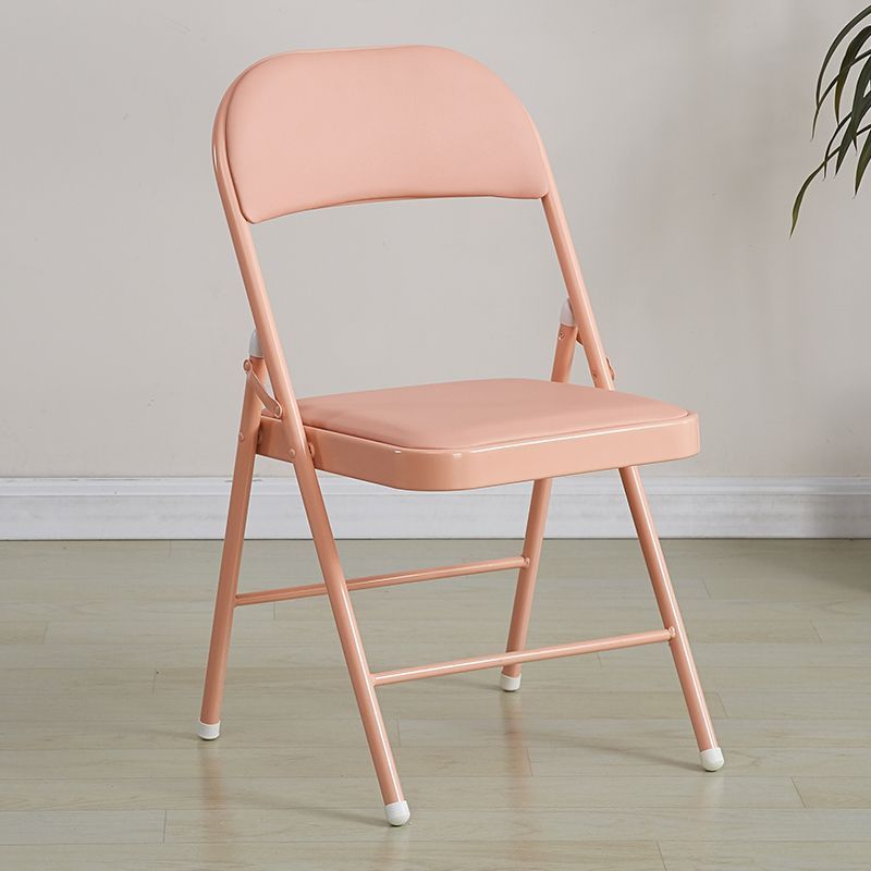 Folding chair with ergonomic design and PU upholstery Bowlift