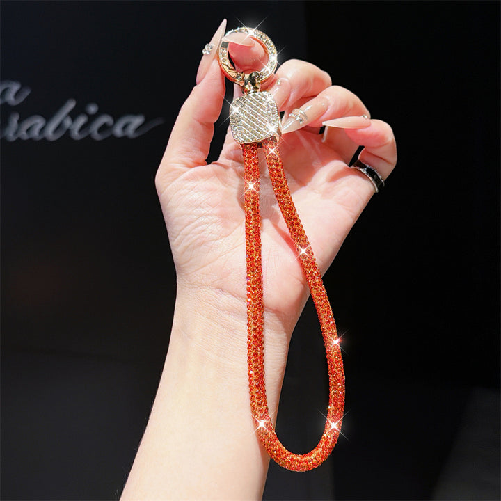 Bling Rhinestone Charm Keychain Bowlift