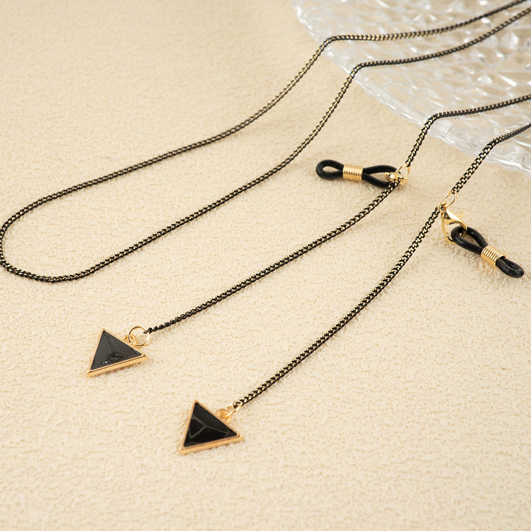 Geometric Pendant Eyewear Chain Bowlift