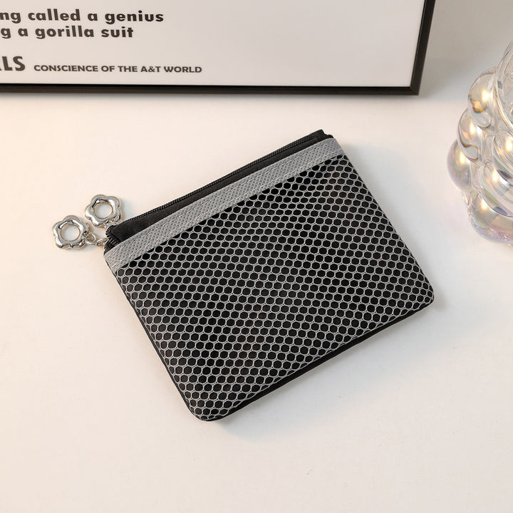 Stylish Mesh Zip Pouch