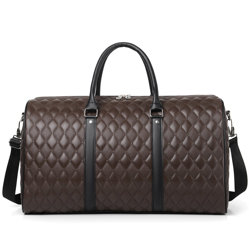 Premium Quilted Leather Duffle