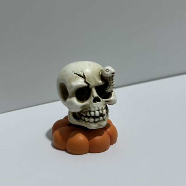 Decorative grave stone figure with ghost Bowlift