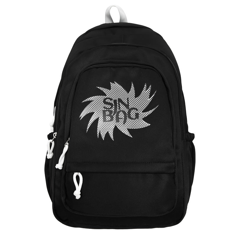 Graphic Print Laptop Backpack Bowlift