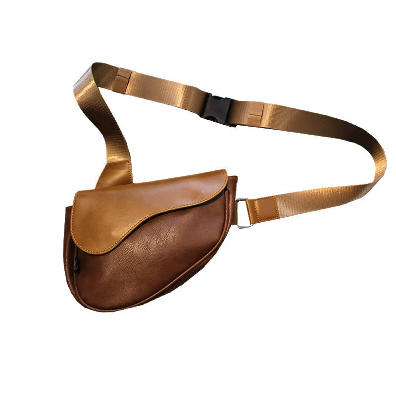 Elegant shoulder bag with innovative closure Bowlift
