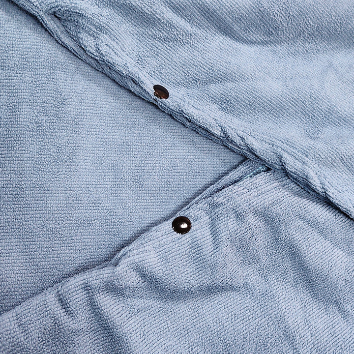 Women's Cozy Hooded Bathrobe Bowlift