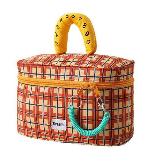 Stylish Multi-Compartment Cosmetic Case Bowlift
