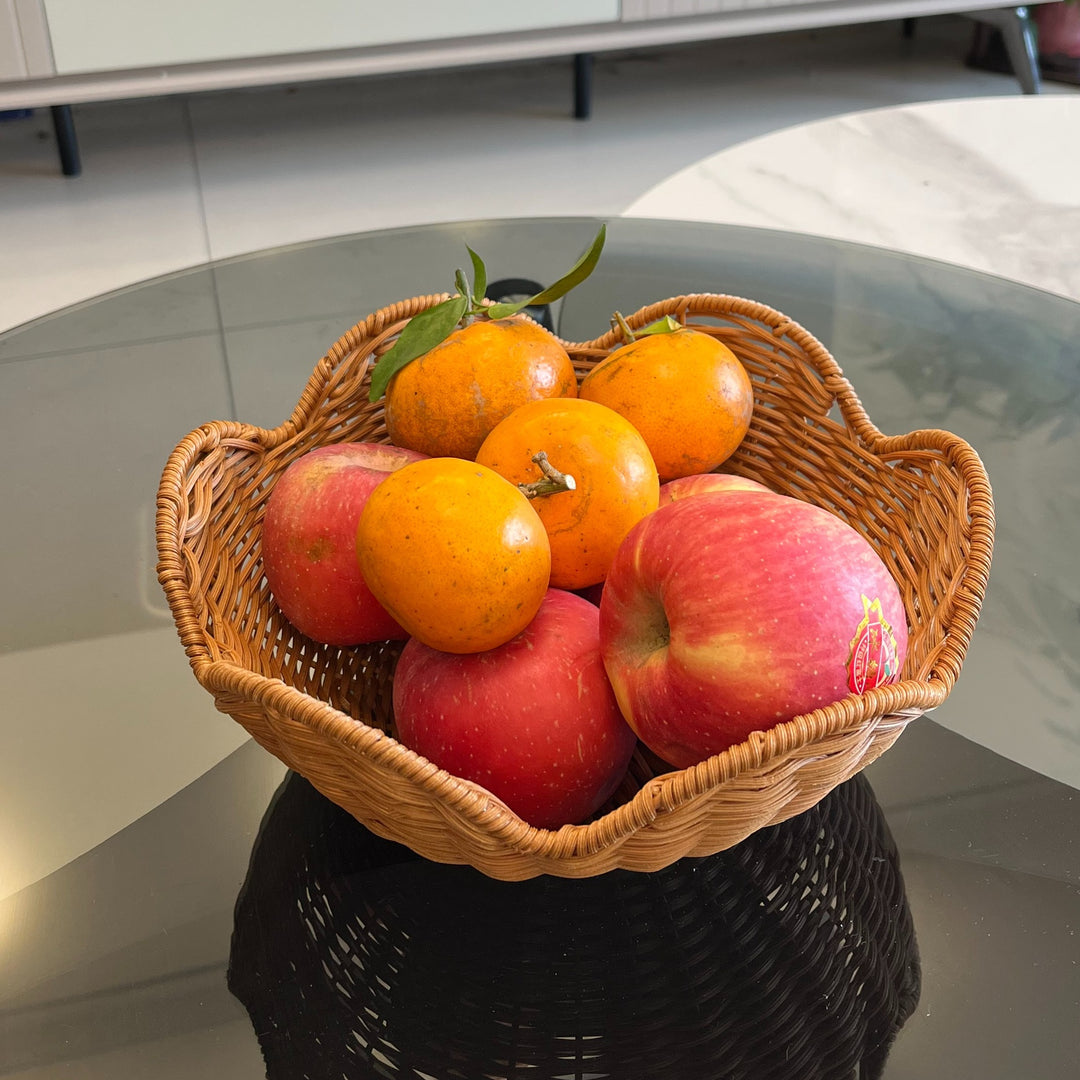 Ladies Decorative Basket in Flower Shape Bowlift