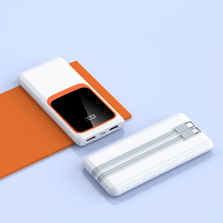 Power bank with integrated fast charging function and digital display Bowlift