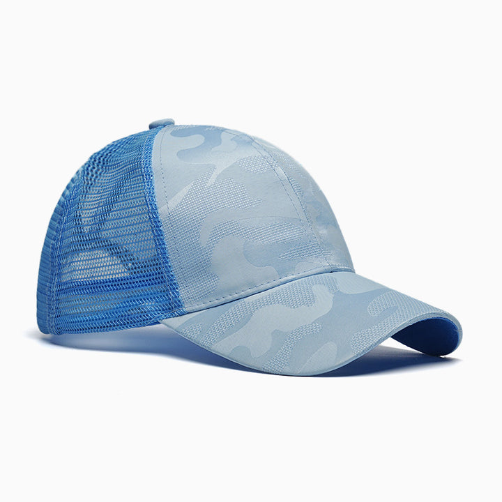 Unisex Breathable Camouflage Baseball Cap Bowlift