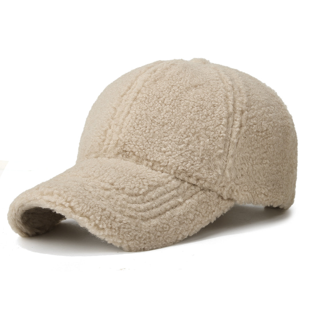 Women's Plush Fleece Baseball Cap Bowlift