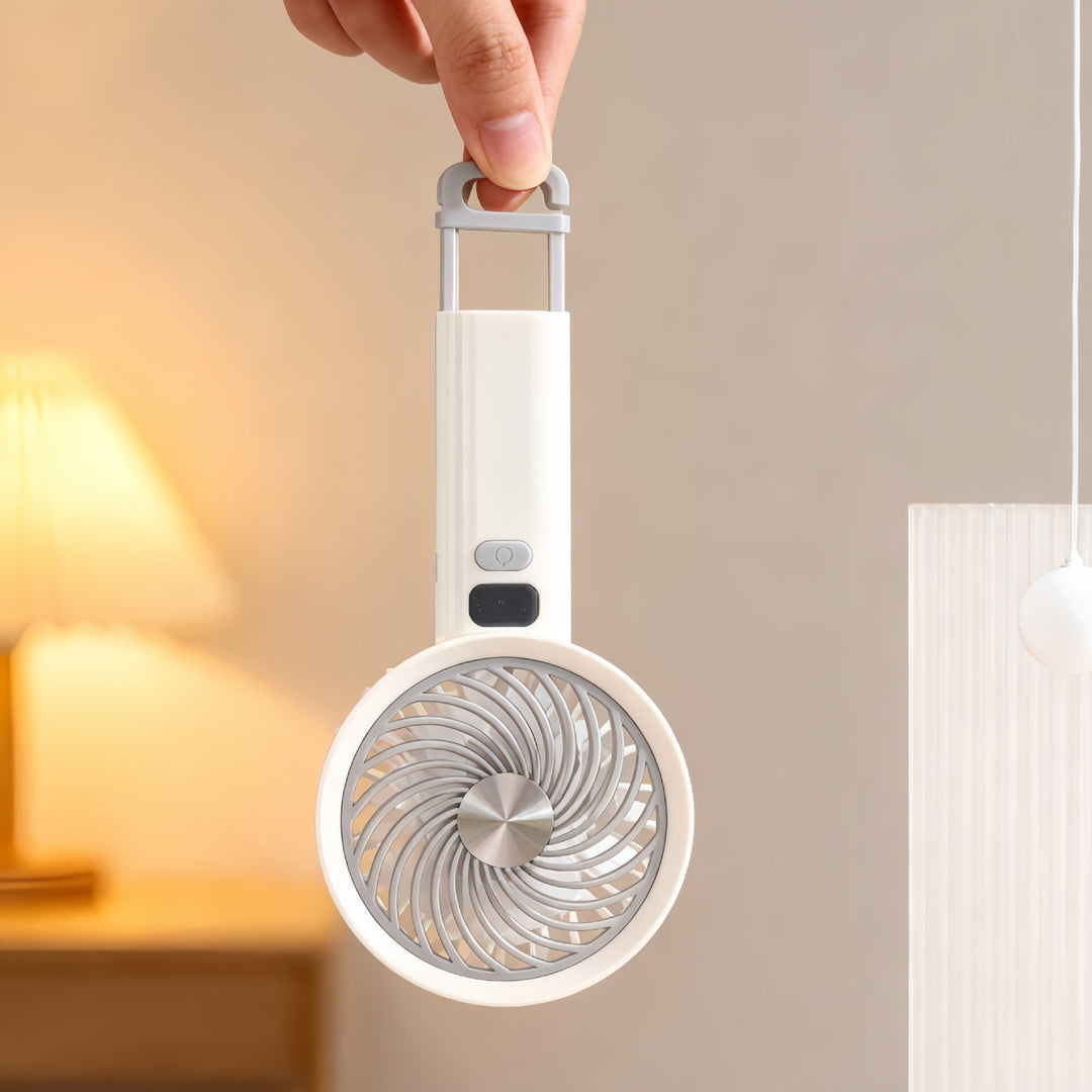 Portable handheld fan with digital speed control Bowlift