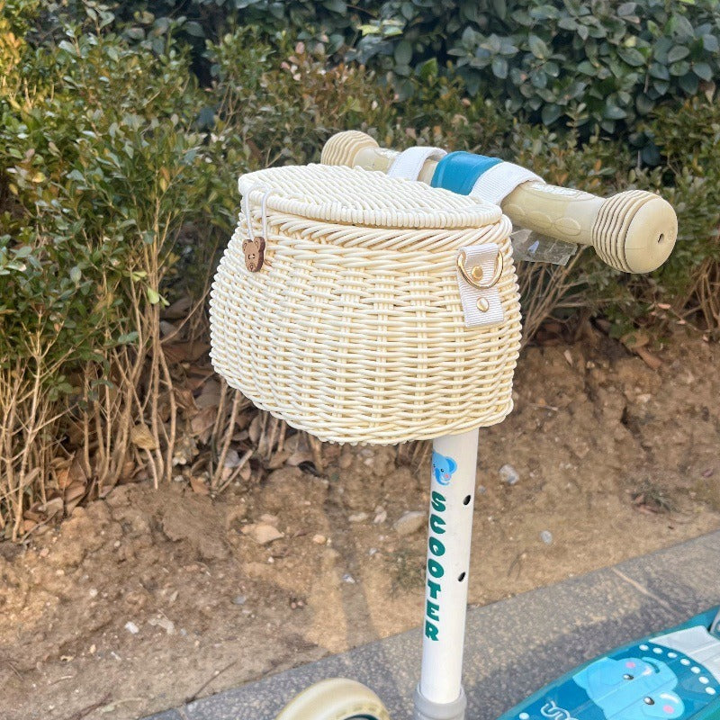 Decorative Woven Storage Basket Bowlift