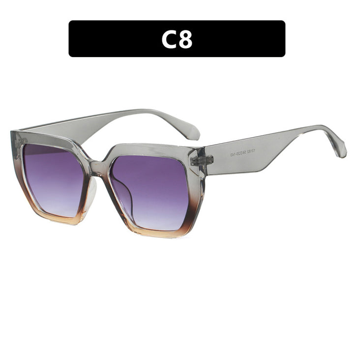 Women's geometric glasses in stylish tortoiseshell pattern Bowlift