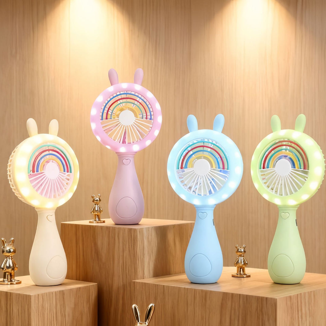 Ladies portable mini hand fan in creative animal design Bowlift
