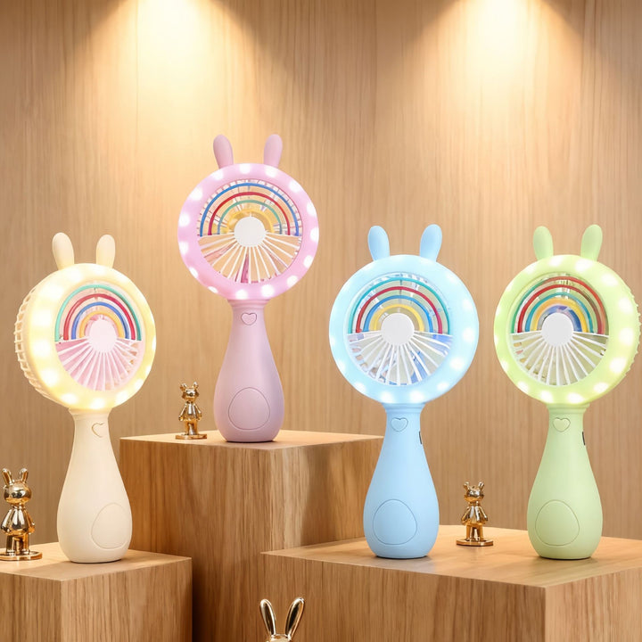 Ladies portable mini hand fan in creative animal design Bowlift