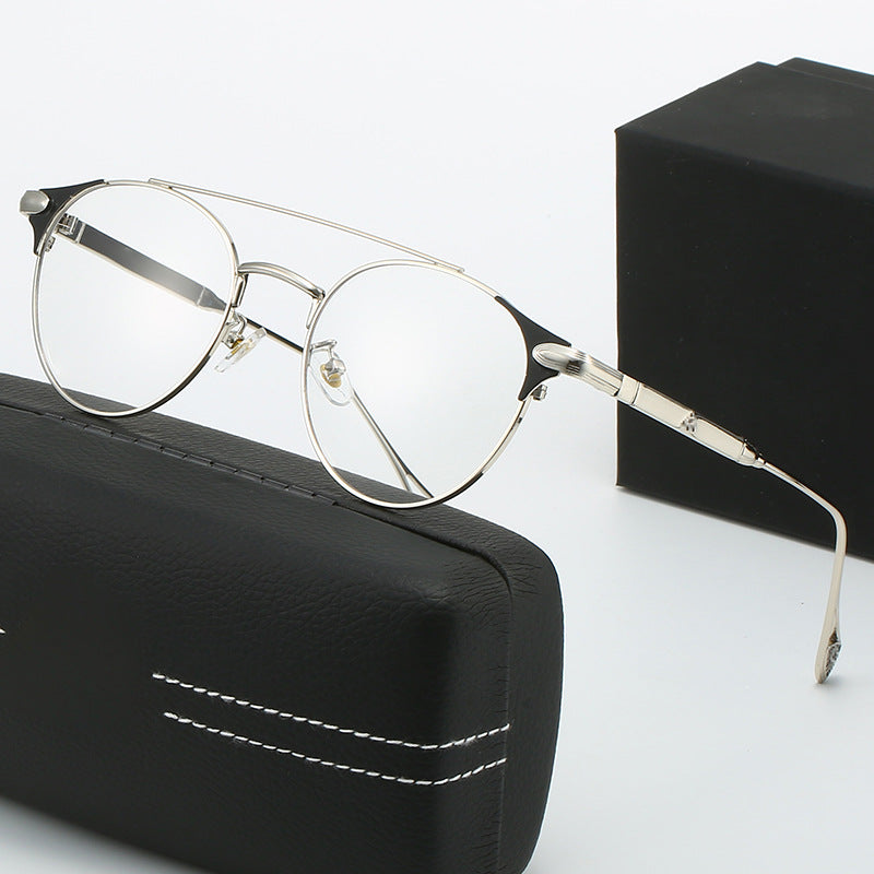 Women's round vintage sunglasses with high-quality metal frame and durable design Bowlift