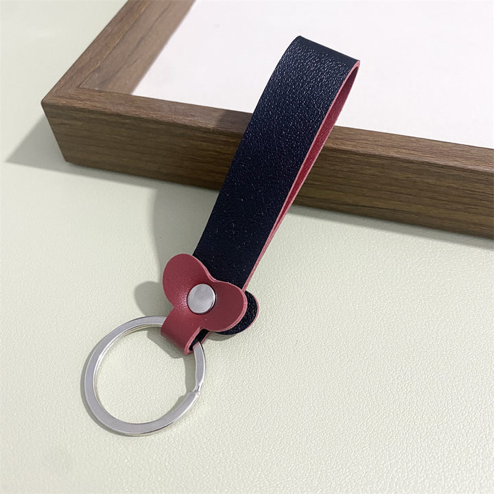Floral Leather Keyring Bowlift