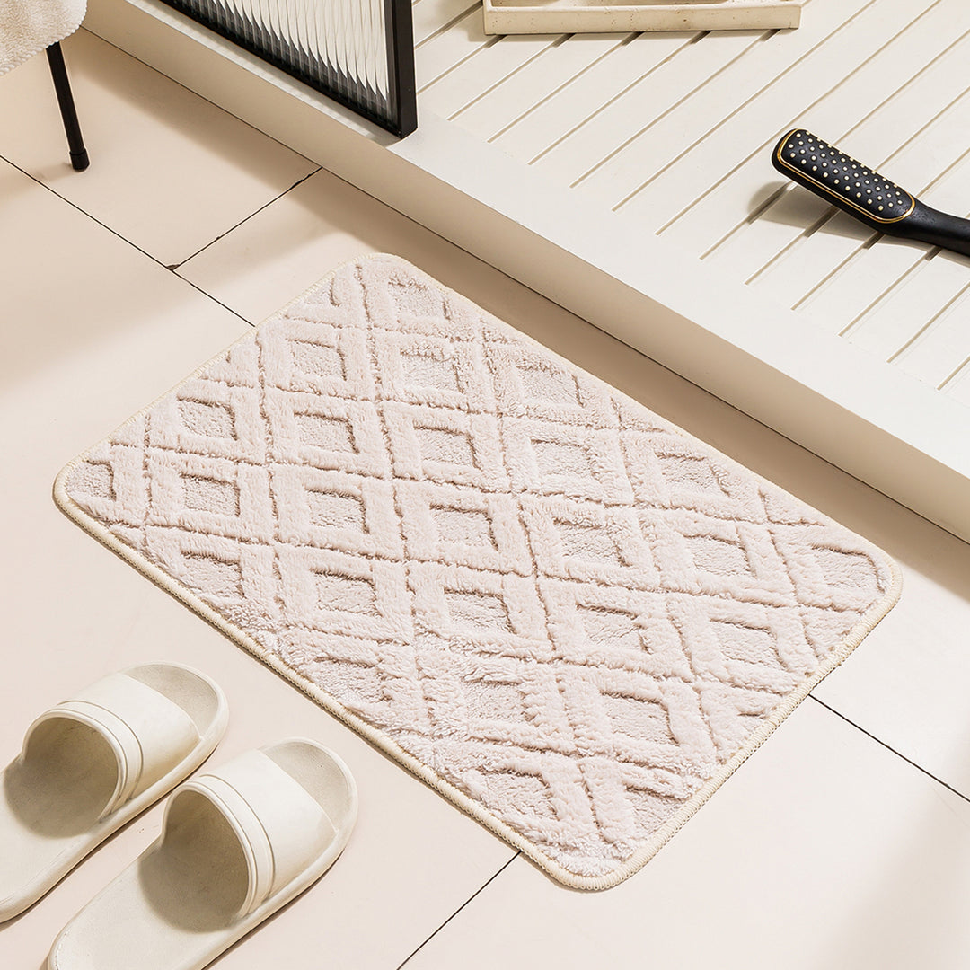 Premium Plush Bath Mat Bowlift