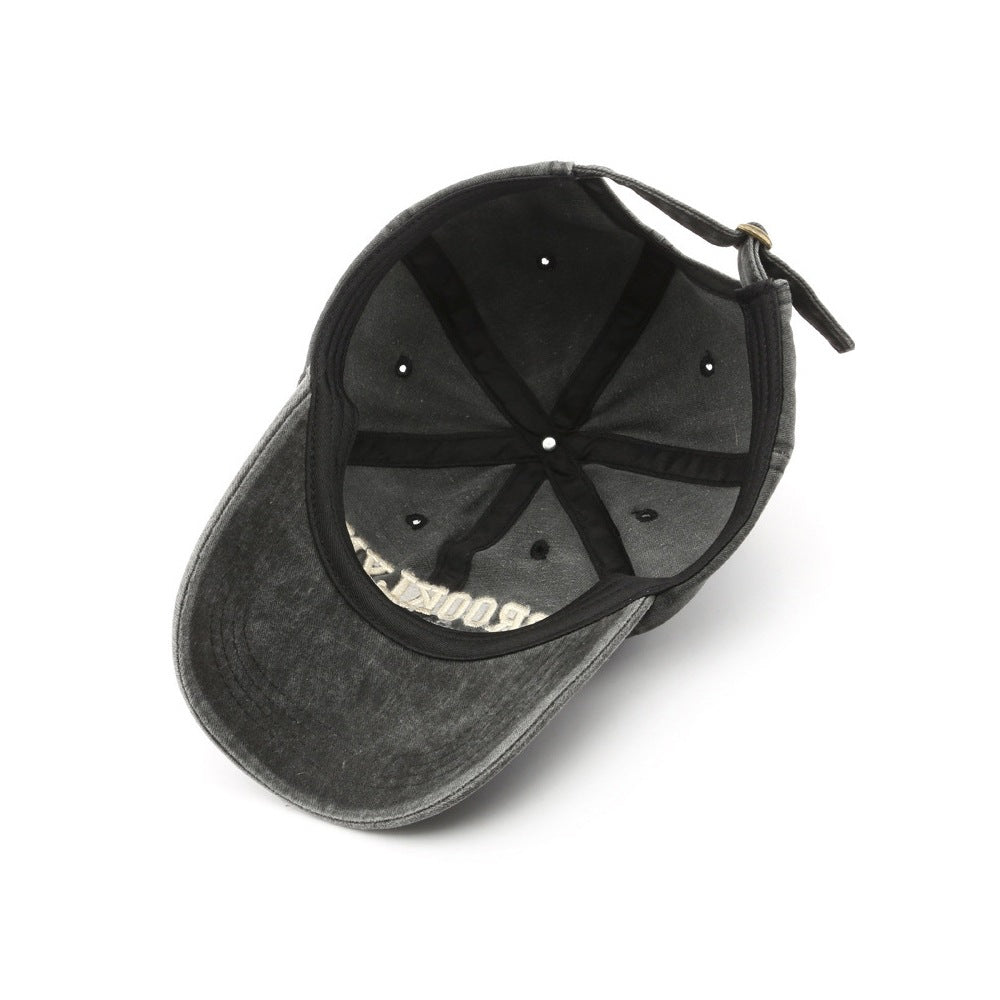Men's Distressed Cotton Dad Cap Bowlift