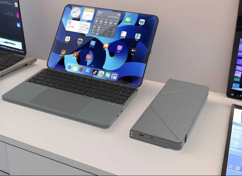 Bluetooth Folding Keyboard with Integrated Touchpad Bowlift