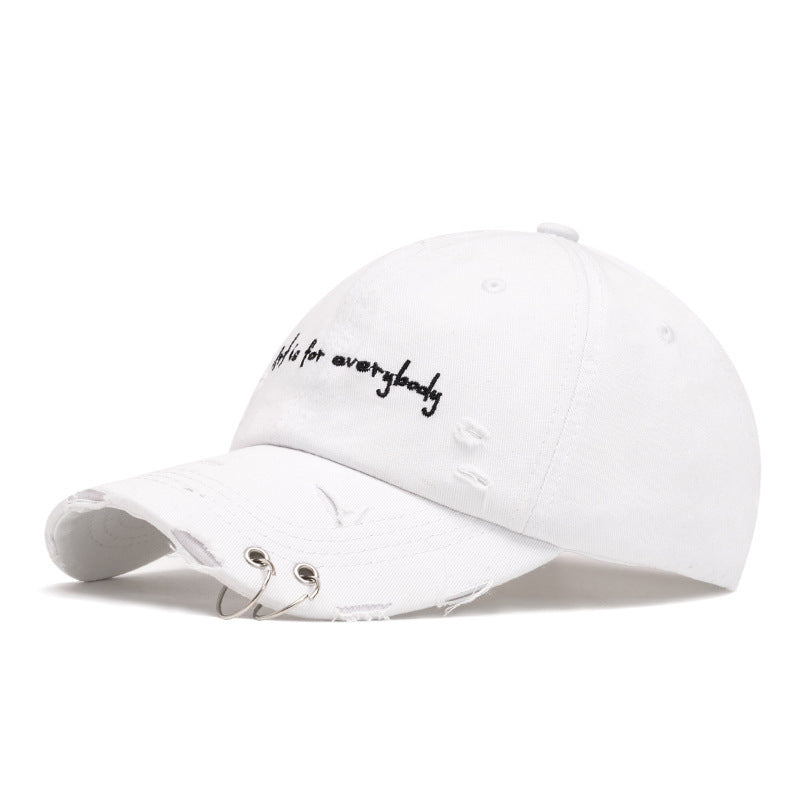 Unisex Distressed Graphic Baseball Cap Bowlift 1784270467