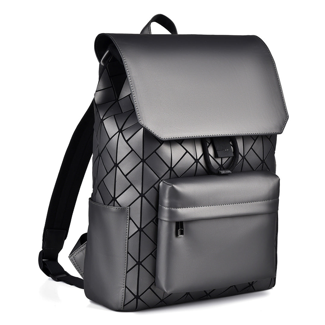 Trendy Geometric Print Backpack Bowlift