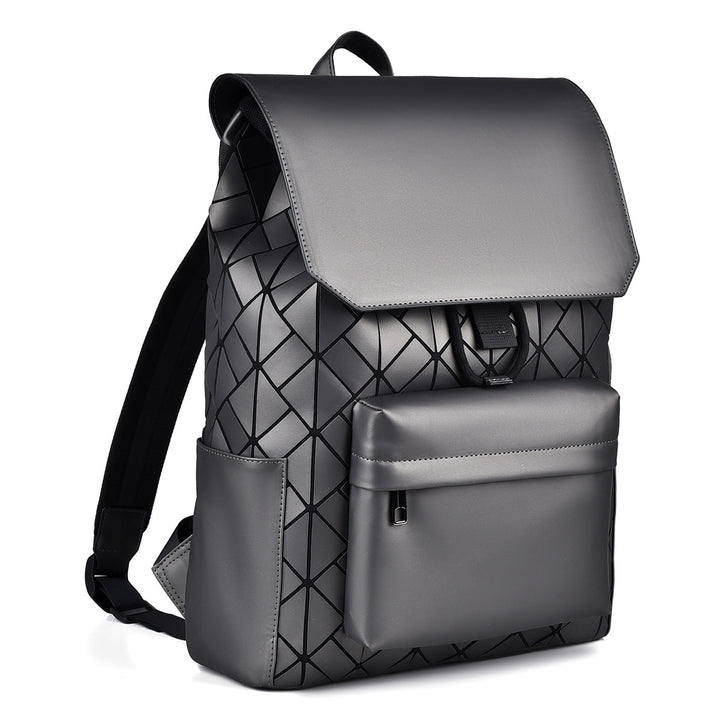 Trendy Geometric Print Backpack Bowlift