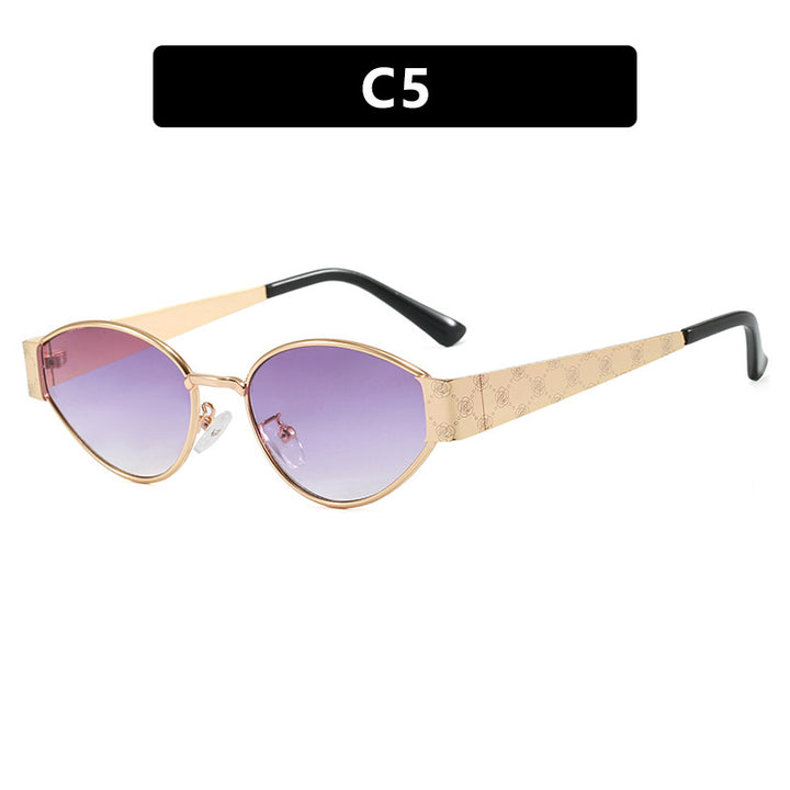 Women's Cat-Eye Sunglasses with Elegant Design and Luxurious Accents Bowlift