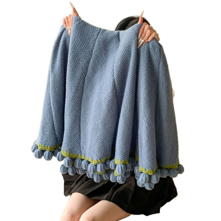 Knitted Sweater With Floral Design Bowlift