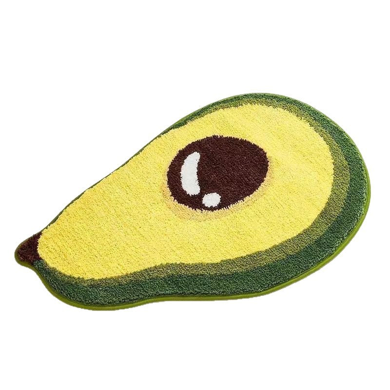 Lemon Slice Shape Bath Mat Bowlift